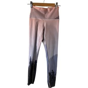 Gradient Pink and Gray Leggings